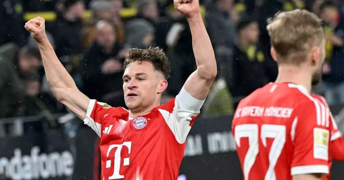 Runaway Bundesliga leader Bayern Munich hosts Gladbach as it targets treble