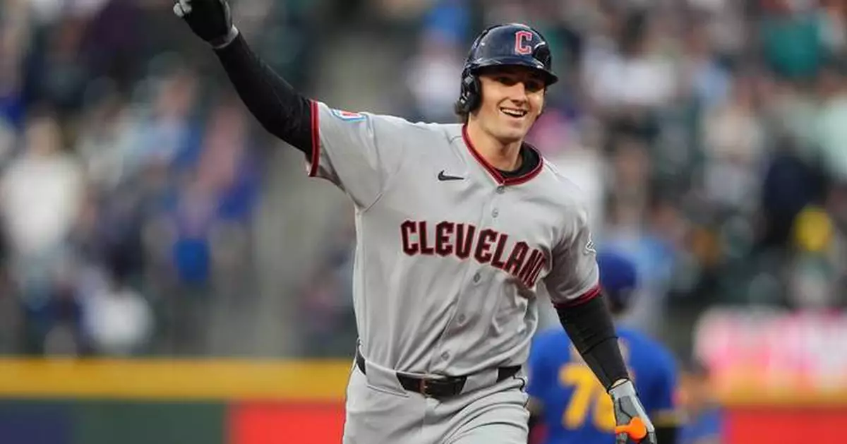 Guardians’ Chase DeLauter continues strong start, hits 3rd homer in 2nd career regular-season game