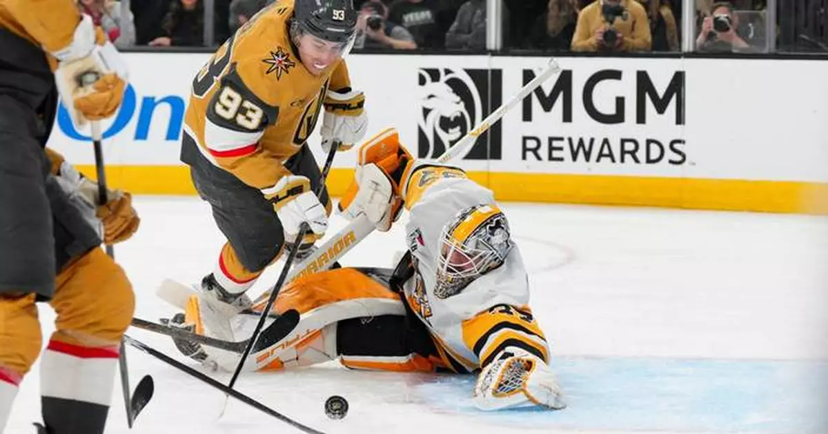 Dorofeyev scores twice, Golden Knights snap 3-game slide with 6-2 win over Penguins