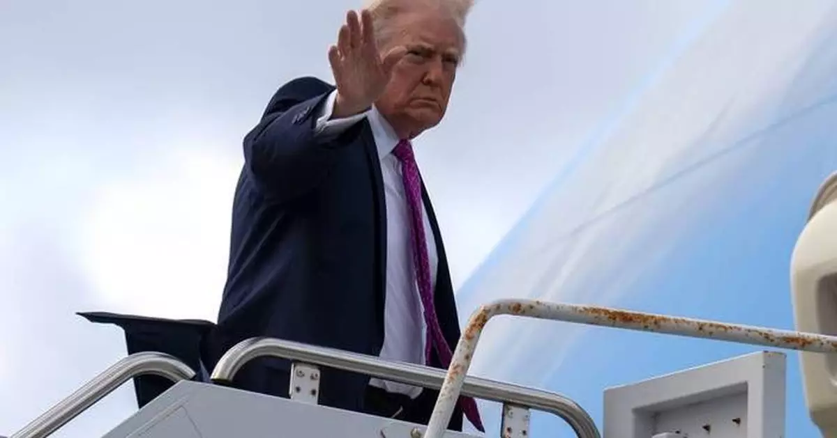 Airport cleared to be renamed for Trump as he unveils design for skyscraper library