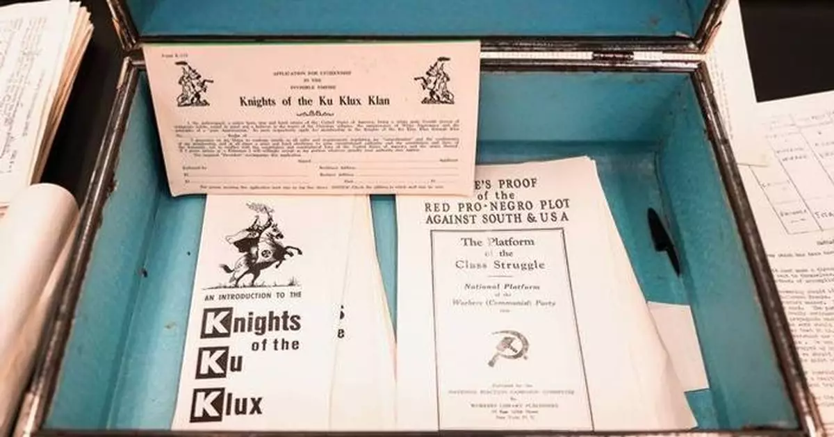 The Mississippi Department of Public Safety uncovers rare KKK artifacts in one of its offices