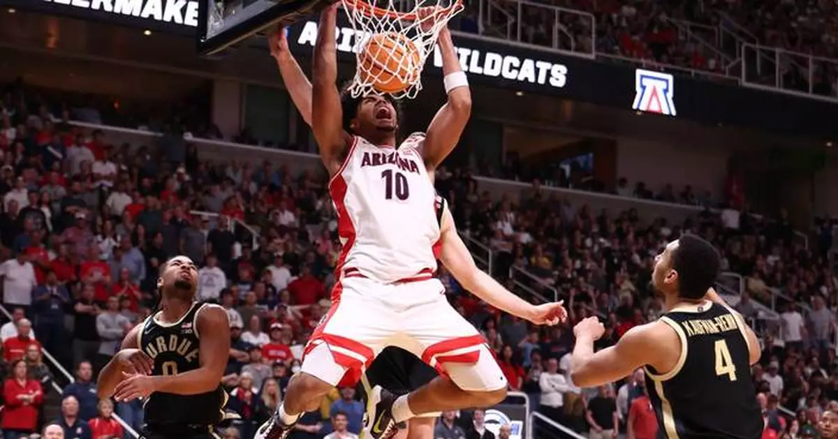 Arizona reaches its first Final Four in 25 years with 79-64 win over Purdue