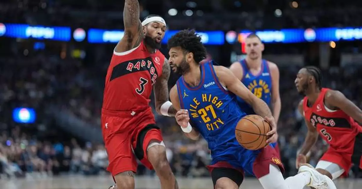 Jamal Murray scores 31 points to help lift Nuggets past Raptors 121-115