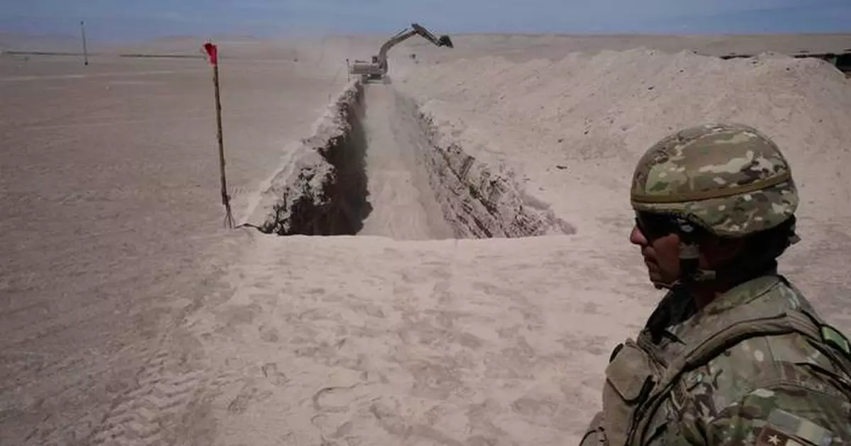 Chile's new far-right president launches work on border barrier