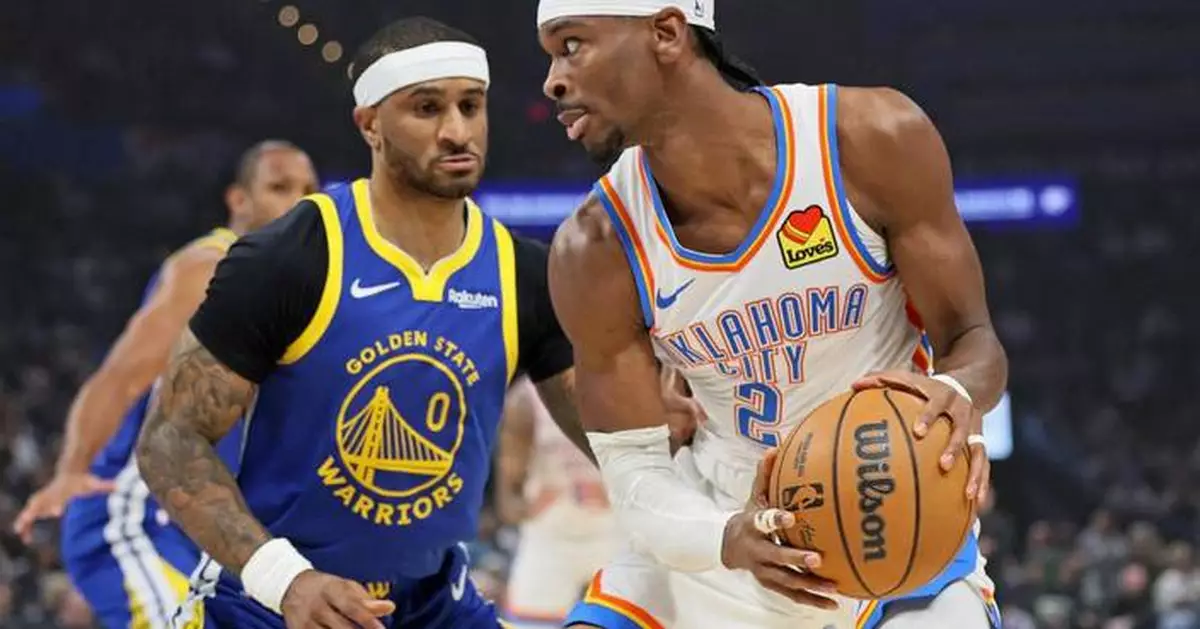 Gilgeous-Alexander scores 27 as the Thunder beat the Warriors 104-97 for 5th straight win