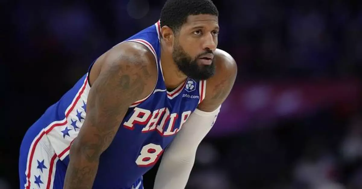 76ers' Paul George scores 28 points in first game back from 25-game drug suspension