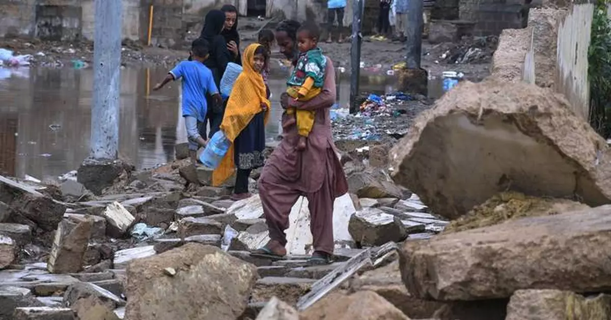 Overnight storm in Pakistan’s largest city, Karachi, kills at least 15 people and injures several