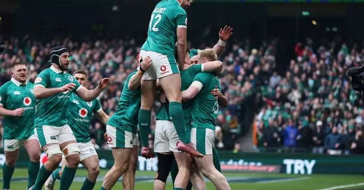 Ireland beats Scotland to win Triple Crown and finish second to France in Six Nations