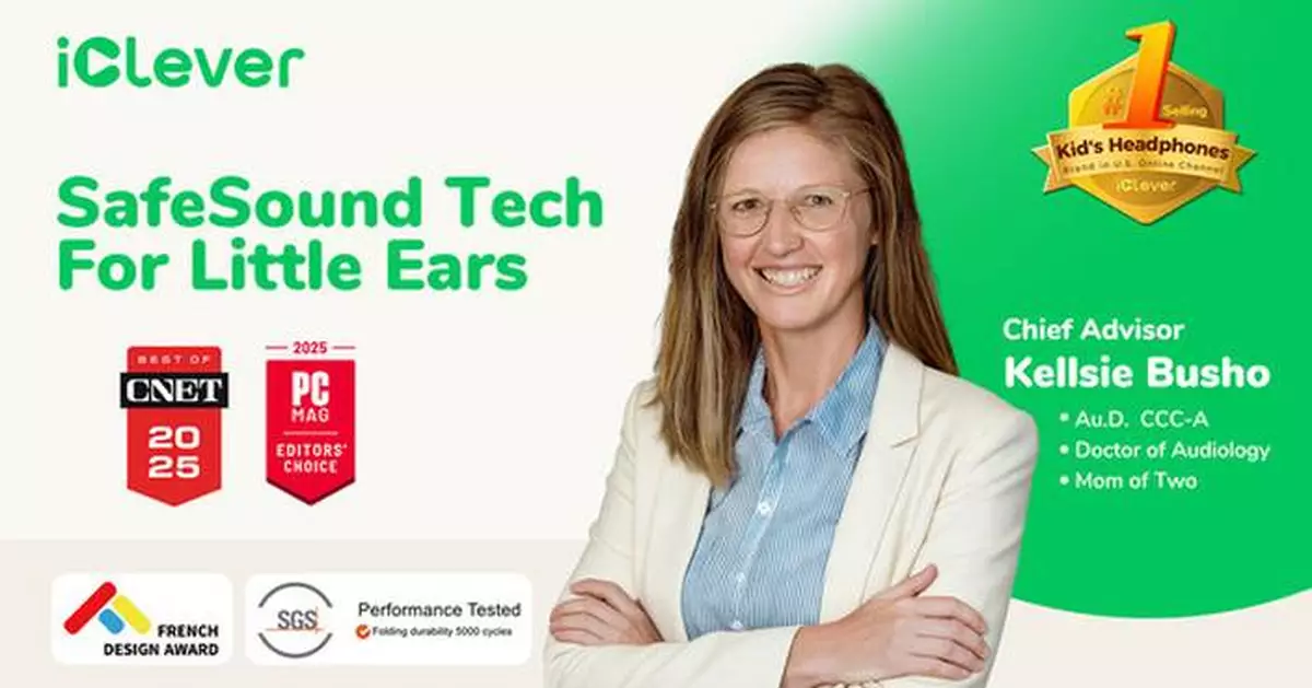 iClever Joins Forces with Renowned Audiologist Kellsie Busho to Champion Children's Hearing Health on World Hearing Day 2026