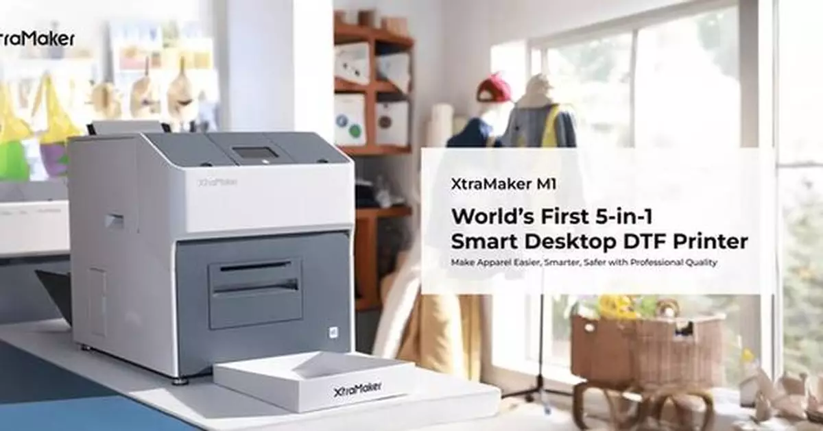 XtraMaker Launches 5-in-1 Desktop DTF Printer, Delivering Consistent, High-Quality Output for Small Businesses and Creators