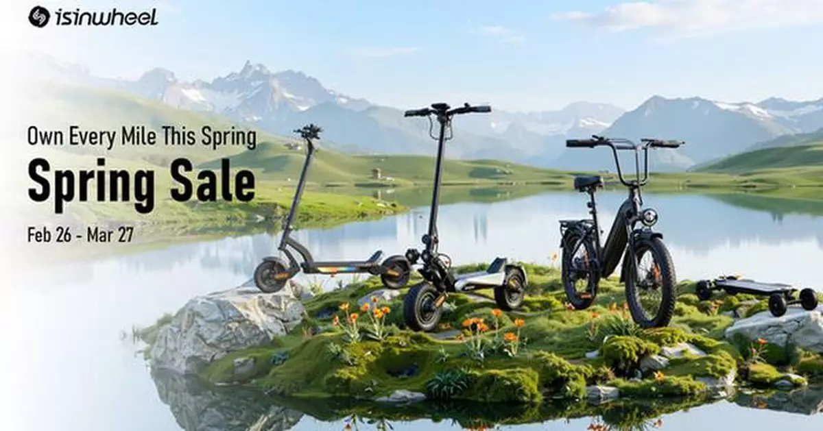 isinwheel Launches Spring Promotion and New Product Presales to Support New Season of Electric Scooter Riding in U.S.