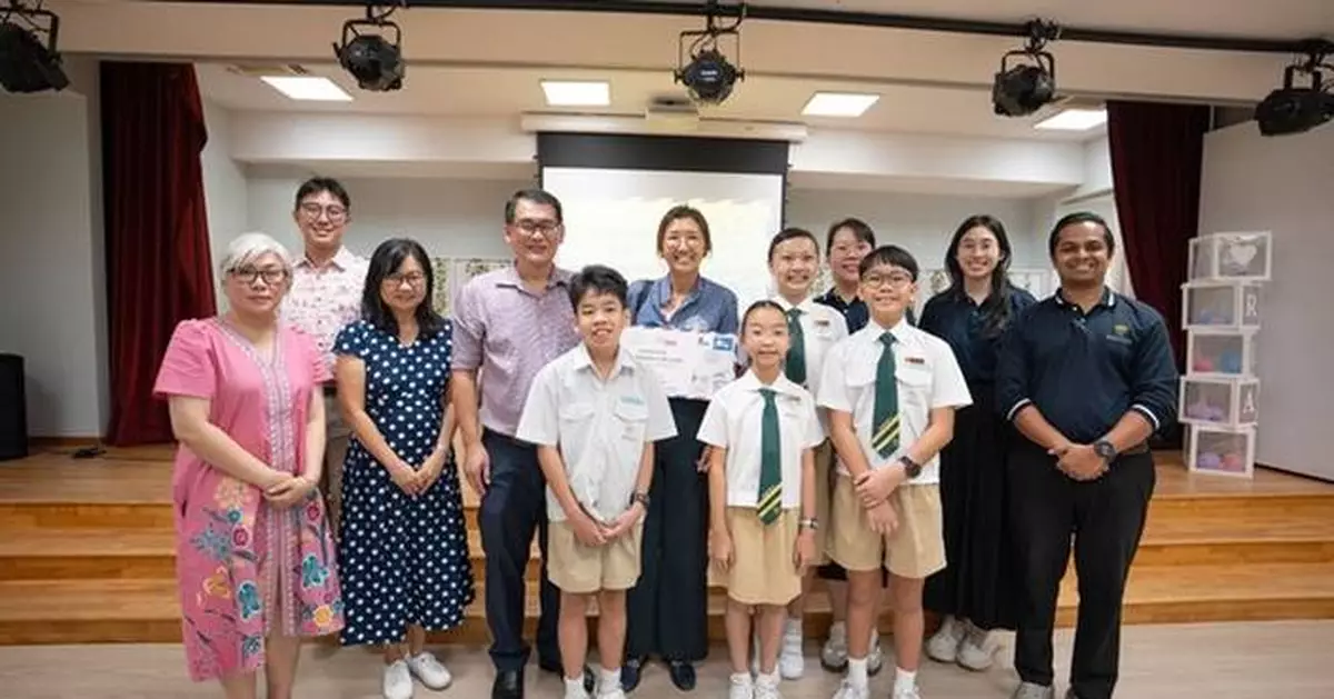 Sengkang Green Primary School and SingPost Launches Young Philatelists School Programme As CCA