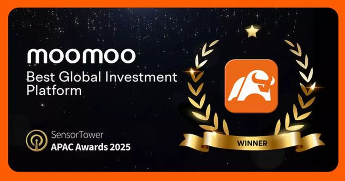Moomoo Named Best Global Investment Platform by Sensor Tower, Capping a Year of Robust Growth and Innovation