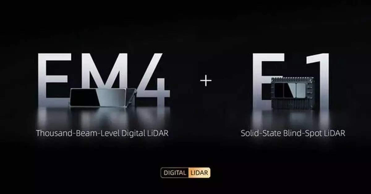 RoboSense Empowers WeRide's Next-Gen Robotaxi GXR with Thousand-Beam-Level Digital LiDAR; 2,000 Factory-Installed Units Slated for Global Deployment