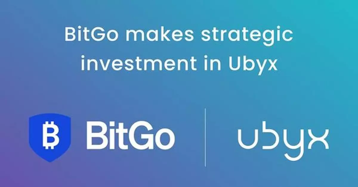 BitGo invests in Ubyx and joins as a settlement agent to accelerate institutional digital asset infrastructure