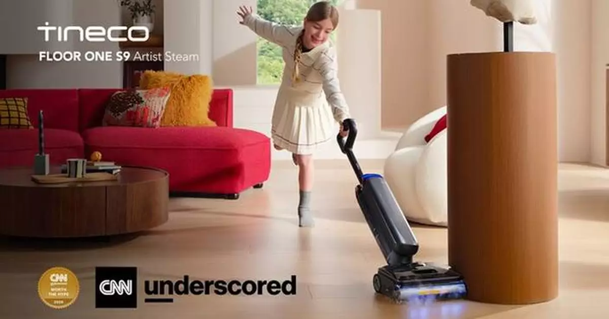 Tineco's FLOOR ONE S9 Artist Steam Recognized as "Worth the Hype" by CNN Underscored