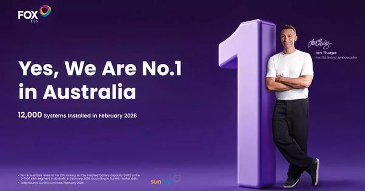 Fox ESS Claims No.1 Spot in Australia for Energy Storage Installations