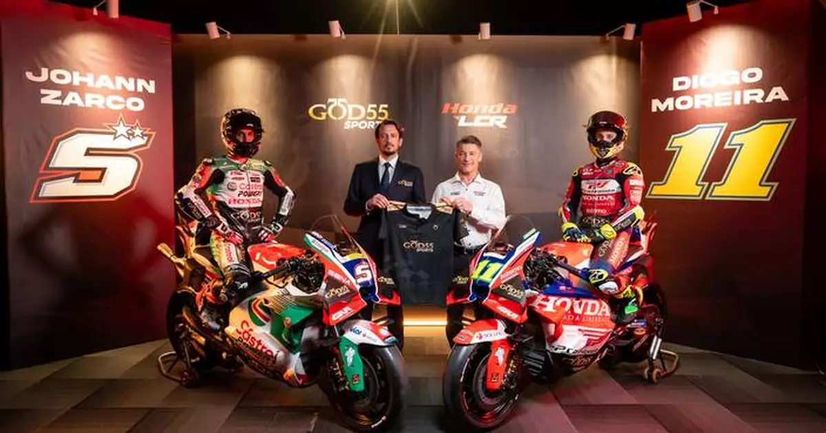 GOD55 Sports Honored to Partner With Honda LCR Team in MotoGP