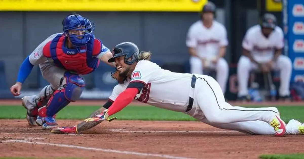 Home runs by DeLauter and Arias in 7th inning propel Guardians to 4-1 victory over Cubs