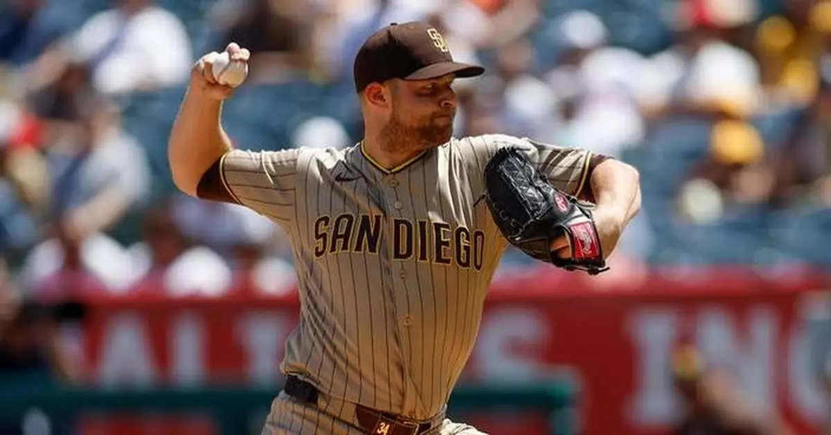 Mason Miller closes combined 2-hitter to extend his scoreless streak as Padres edge Angels 2-1