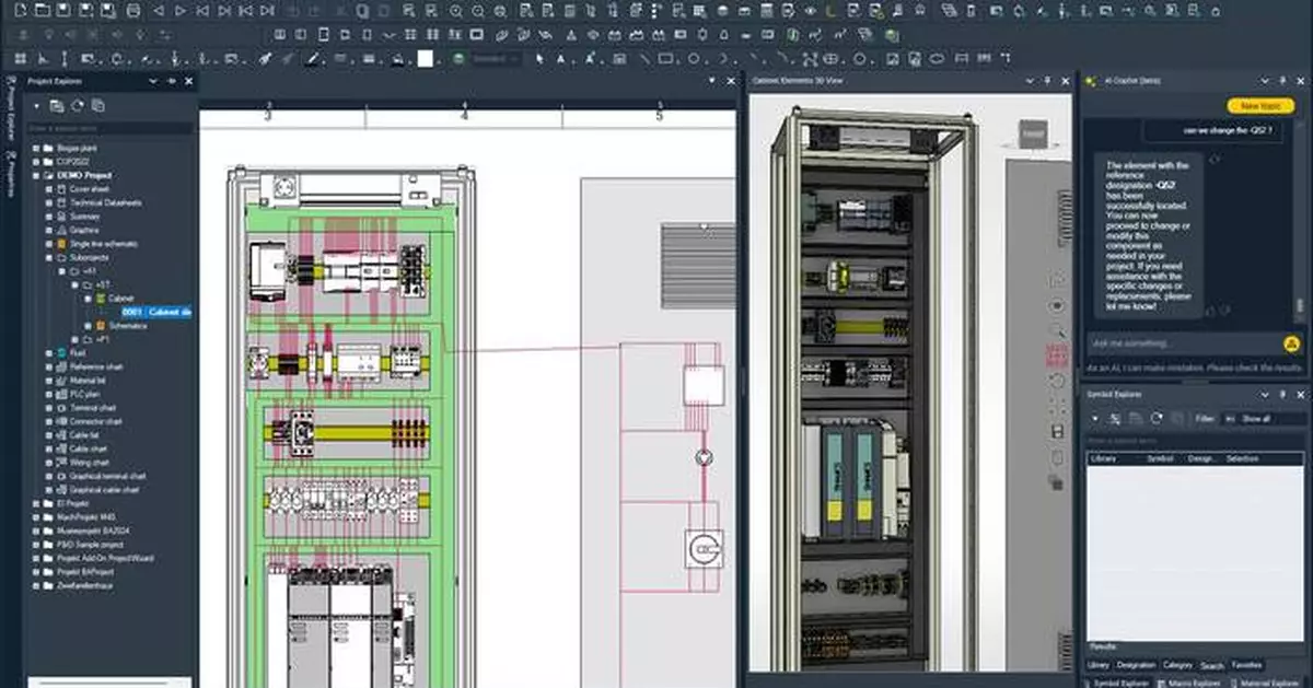 CORRECTING and REPLACING ELECTRIX AI-Powered Electrical CAD from WSCAD Accelerates Engineering Workflows, Decreases Manual Design Time by Up to 50%