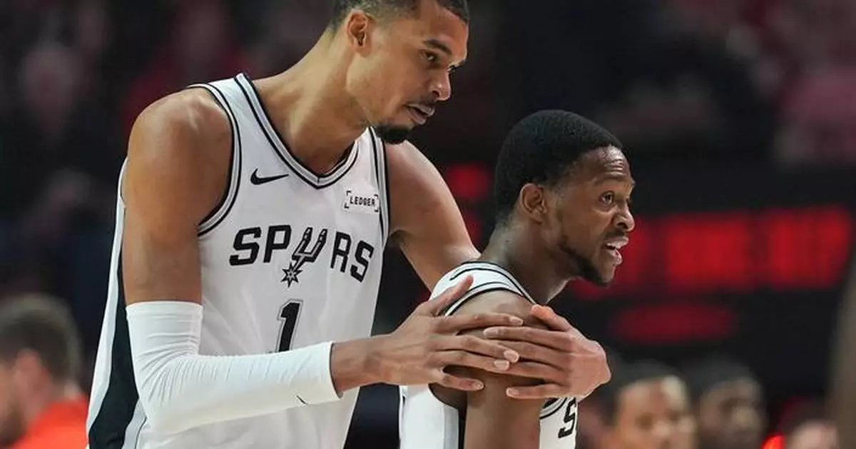 Wembanyama returns from concussion and Spurs beat Blazers 114-93 to take 3-1 series lead