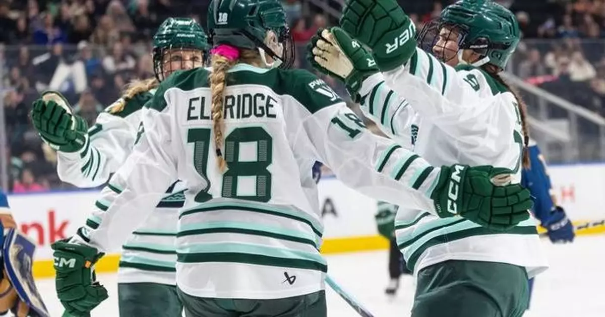 Eldridge scores 2 goals as Fleet cap PWHL Takeover Tour by beating Goldeneyes 5-1 for 5th straight