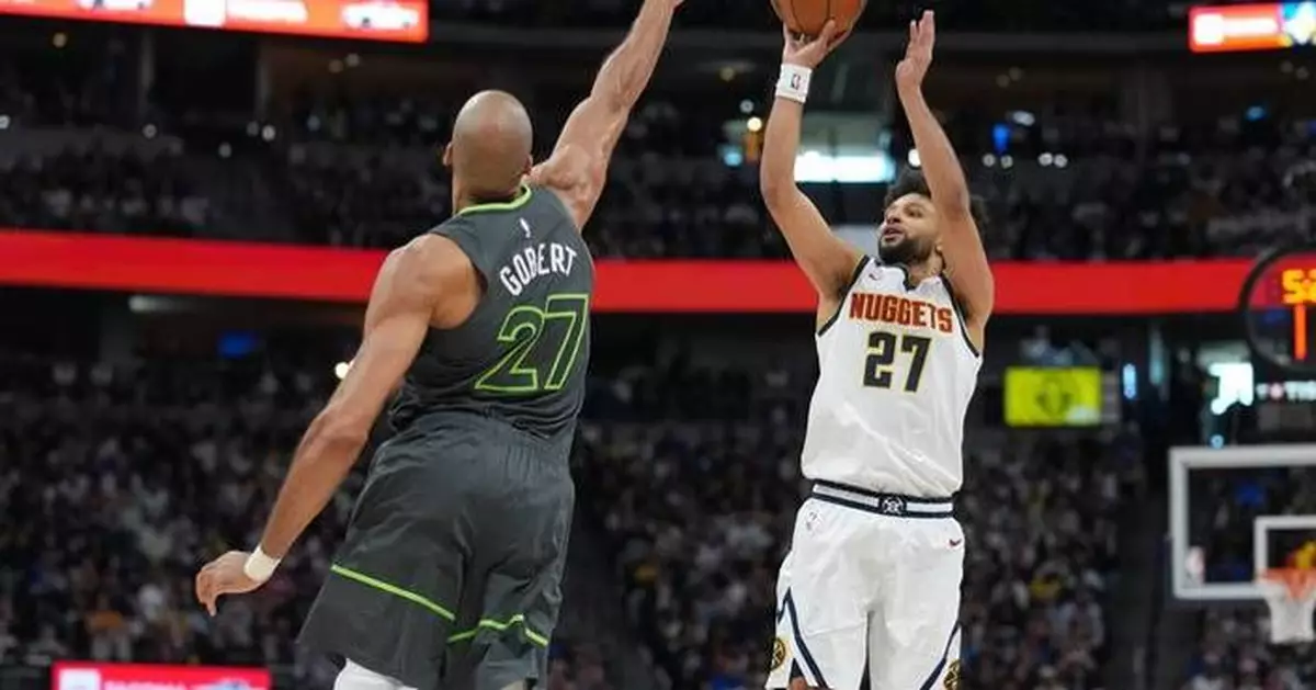 Murray, Jokic lead Nuggets to 116-105 win over Timberwolves in physical opener to 1st-round series