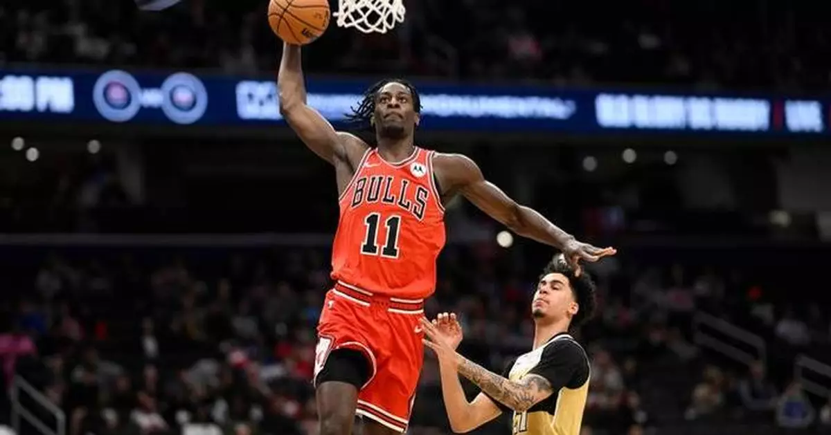 Leonard Miller's career night paces Bulls to 119-108 win over Wizards