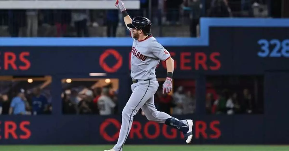 Martínez hits 2 homers as Guardians rough up Scherzer and beat Blue Jays 8-6