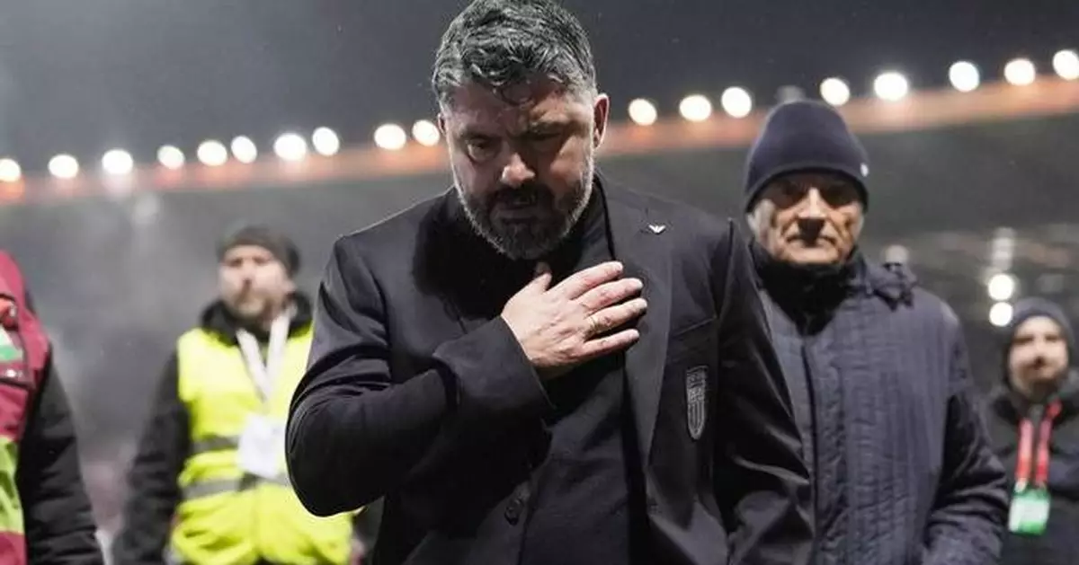 Gennaro Gattuso is out as Italy's coach after team failed to qualify for World Cup