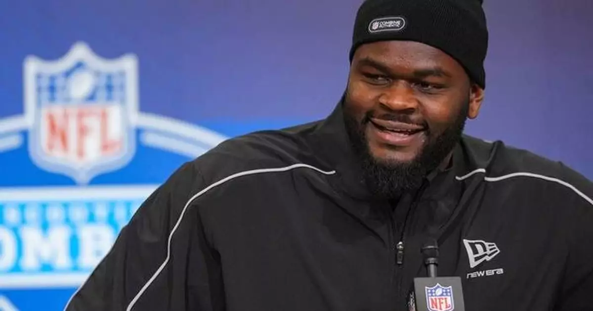 Potential first-round draft pick Caleb Banks is at his best with both feet on the ground