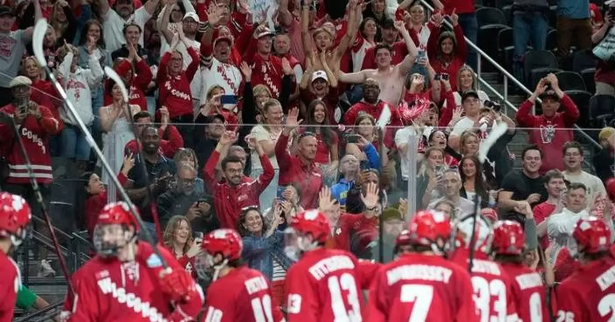 Conference bragging rights on the line as Wisconsin faces Denver for the NCAA hockey title