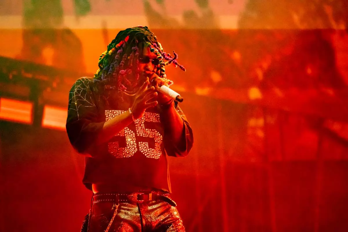 Young Thug performs during the first weekend of Coachella Valley Music and Arts Festival on Sunday, April 12, 2026, in Indio, Calif. (Photo by Amy Harris/Invision/AP)