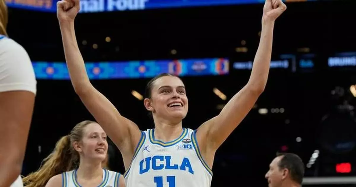 UCLA storms past South Carolina to claim its 1st NCAA women's basketball title