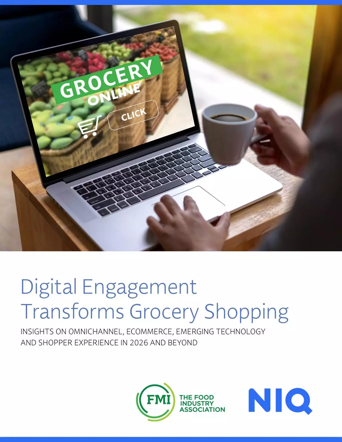 Online grocery sales power omnichannel growth as the market is poised to reach $452 billion by 2028, according to the latest ecommerce report unveiled by The Food Industry Association and NIQ.
