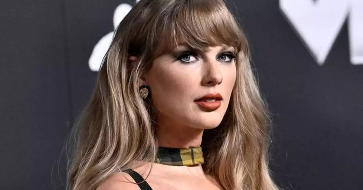 Lawsuit says Taylor Swift's 'Showgirl' pose comes too close to the work of a real one