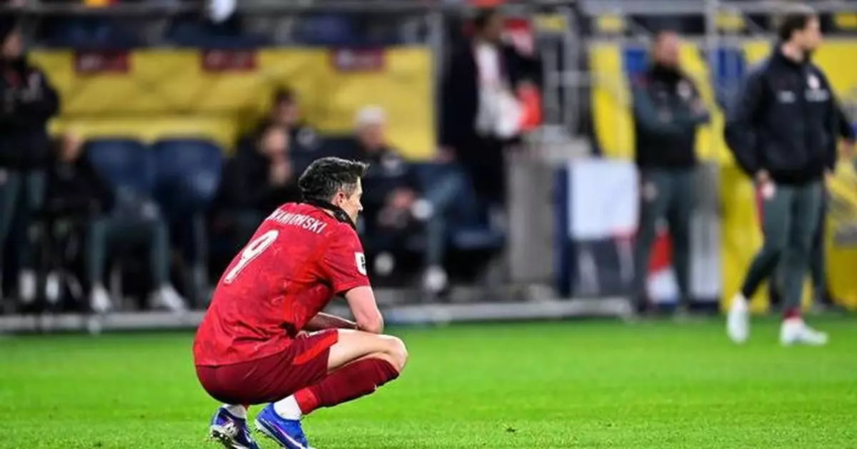 Robert Lewandowski hints at international retirement after Poland misses out on World Cup
