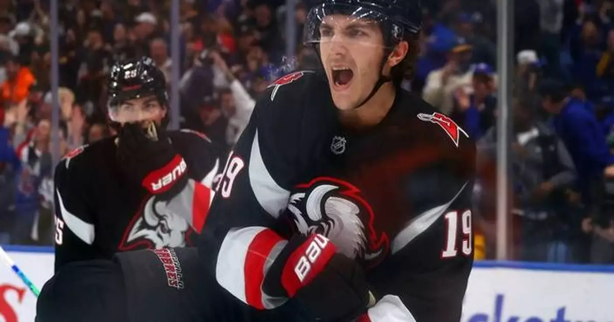 Colten Ellis stops 37 shots for first NHL career shutout in Sabres 5-0 win over Blue Jackets