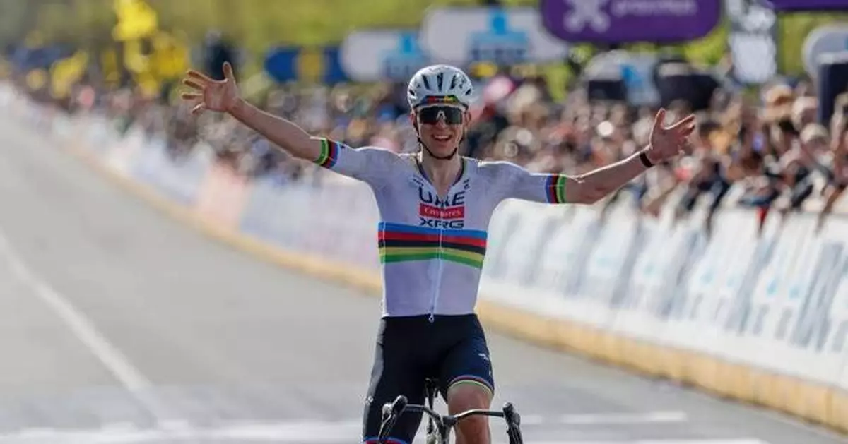 Tadej Pogačar among riders under investigation after Tour of Flanders railway red-light incident