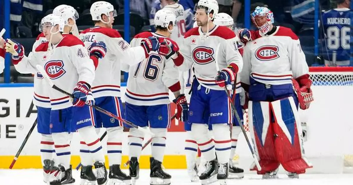 Texier breaks 3rd-period tie, Canadiens beat Lightning 3-2 in Game 5 to take series lead