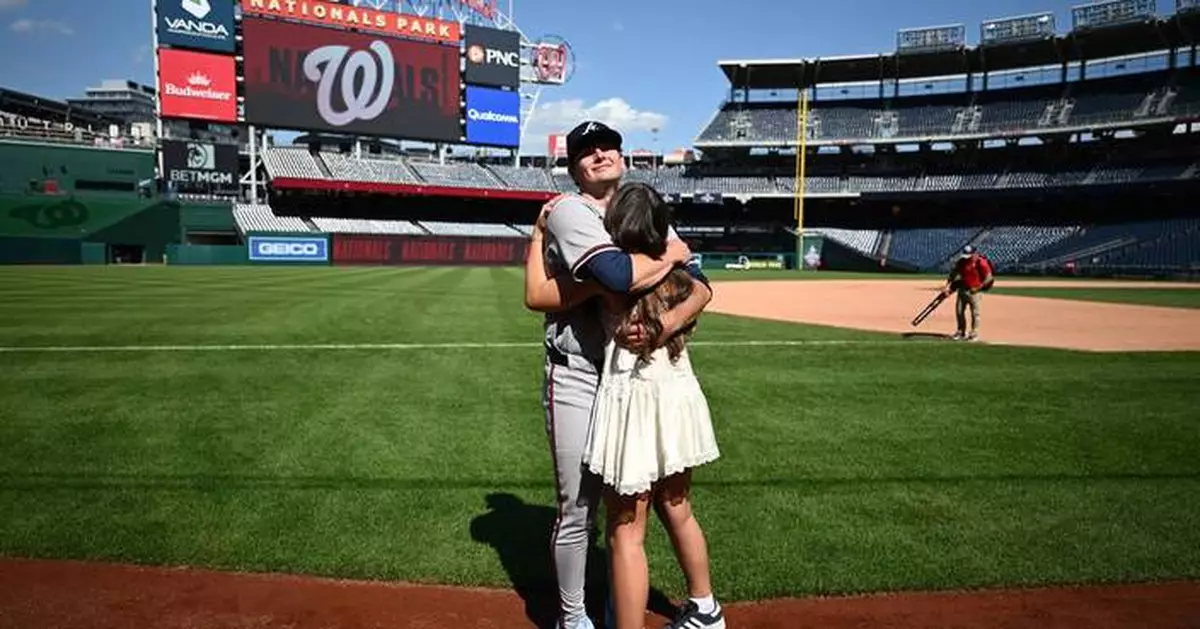 Ritchie allows HR on first big league pitch, then leads Braves over Nats 7-2 for 8th win in 9 games