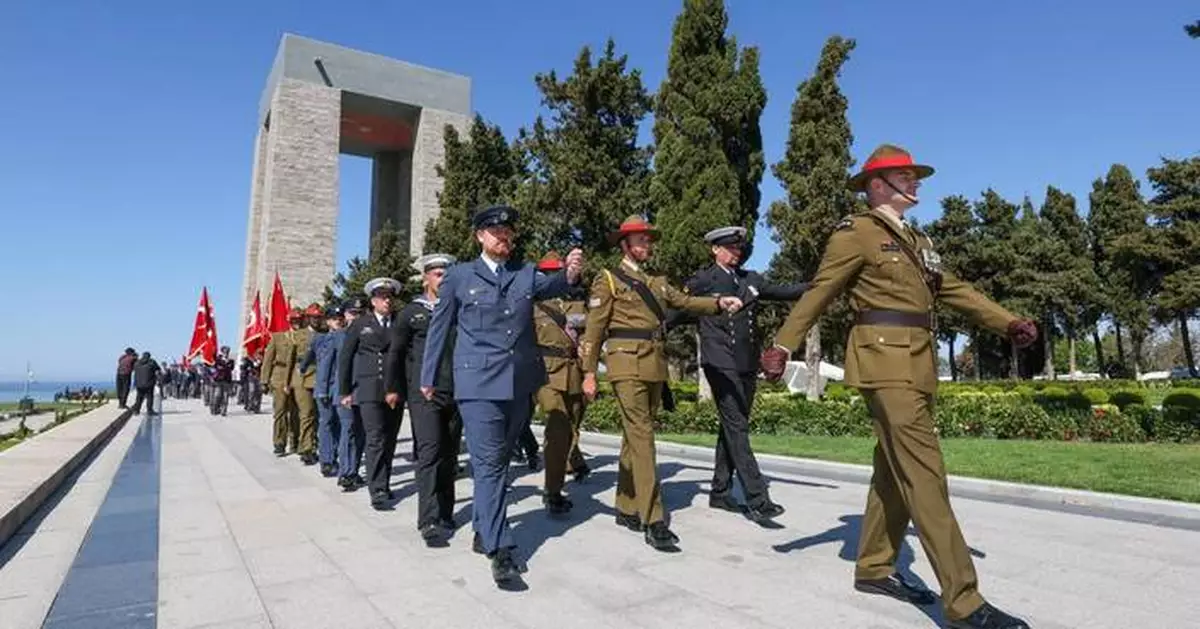 Australia and New Zealand gather in Turkey to commemorate WWI battle