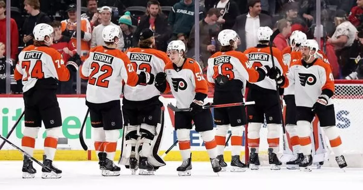 Flyers fans have faith as run at playoff spot follows family's jersey gift to Pope Leo XIV