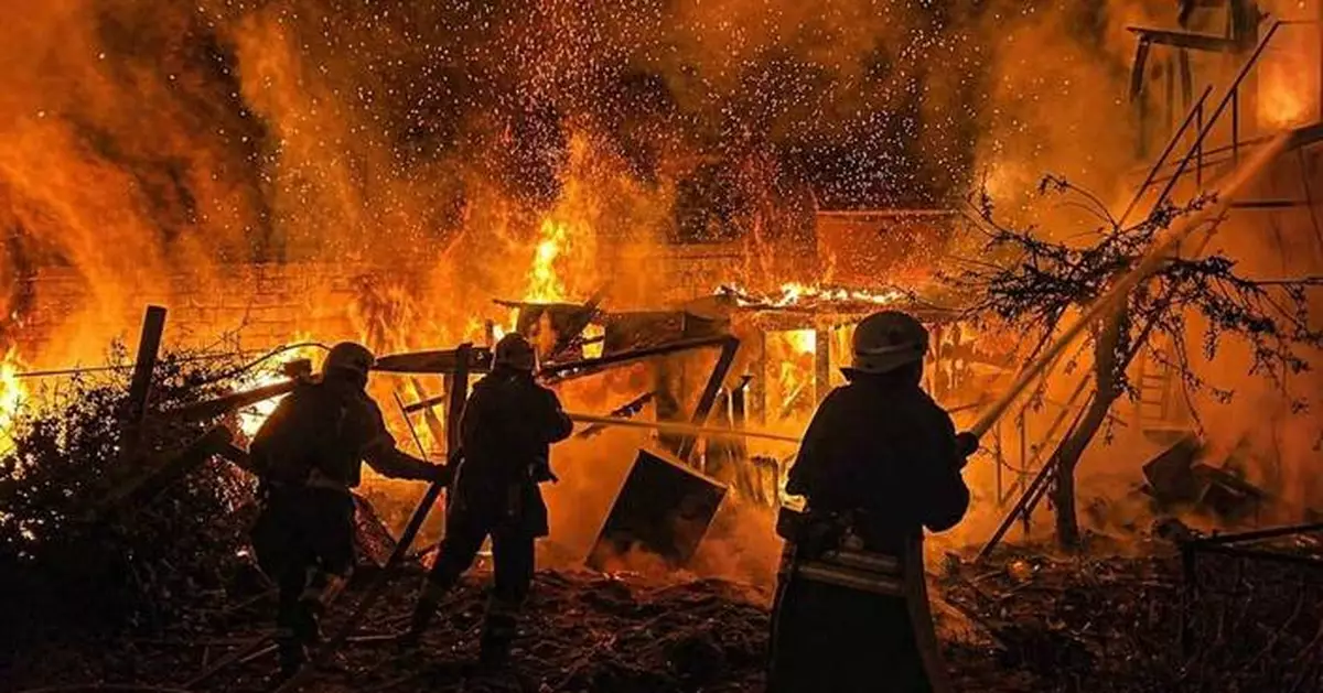Another Russian oil facility burns after Zelenskyy touts Ukraine’s drone reach