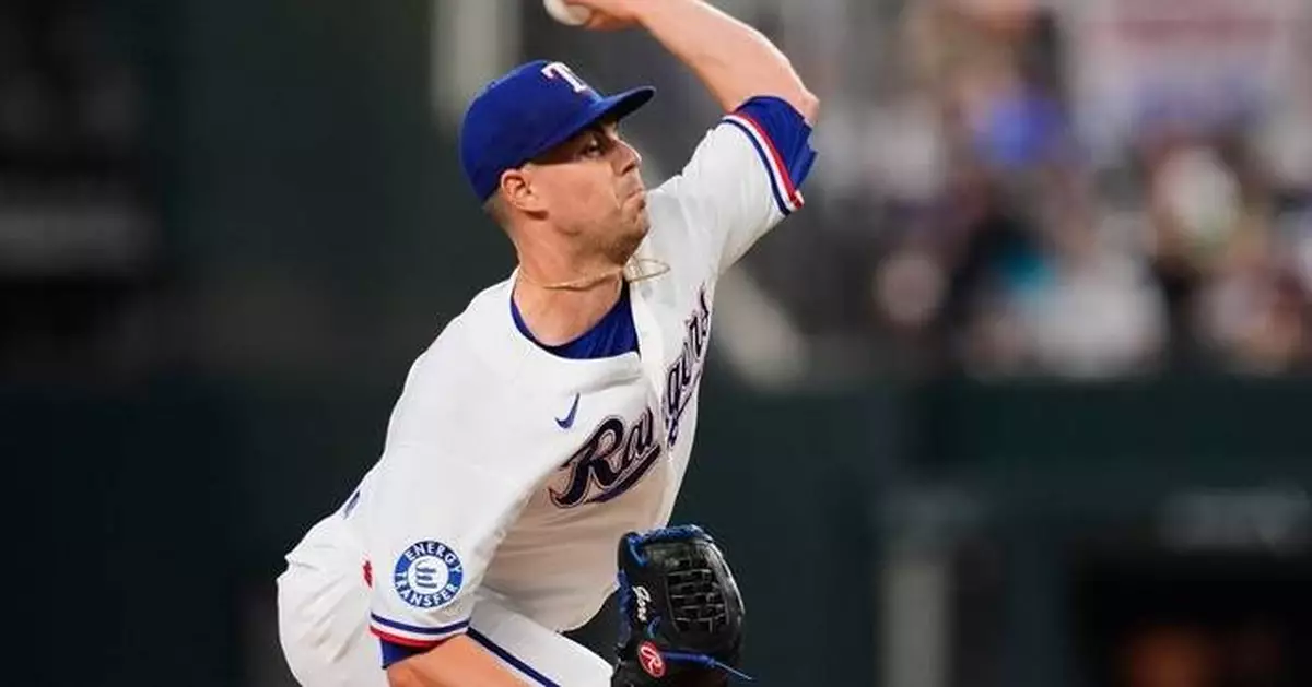 MacKenzie Gore allows 1 hit in 5 innings to help Rangers blank the Mariners 3-0
