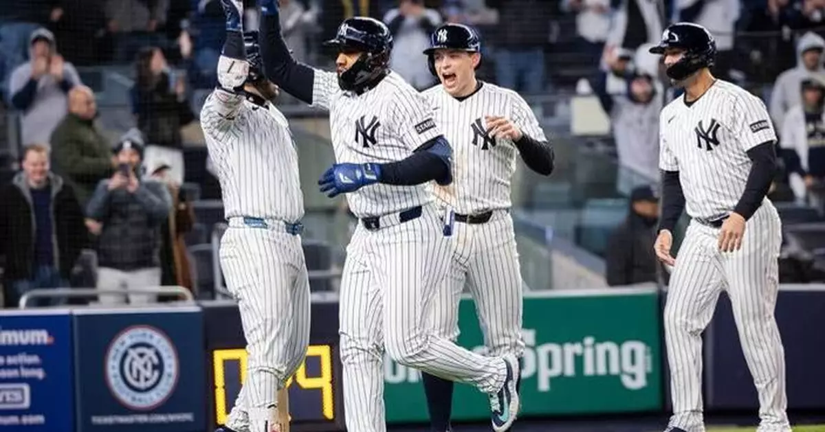 Amed Rosario's 2nd homer of game, 3-run drive in 8th, lifts Yankees over A's 5-3