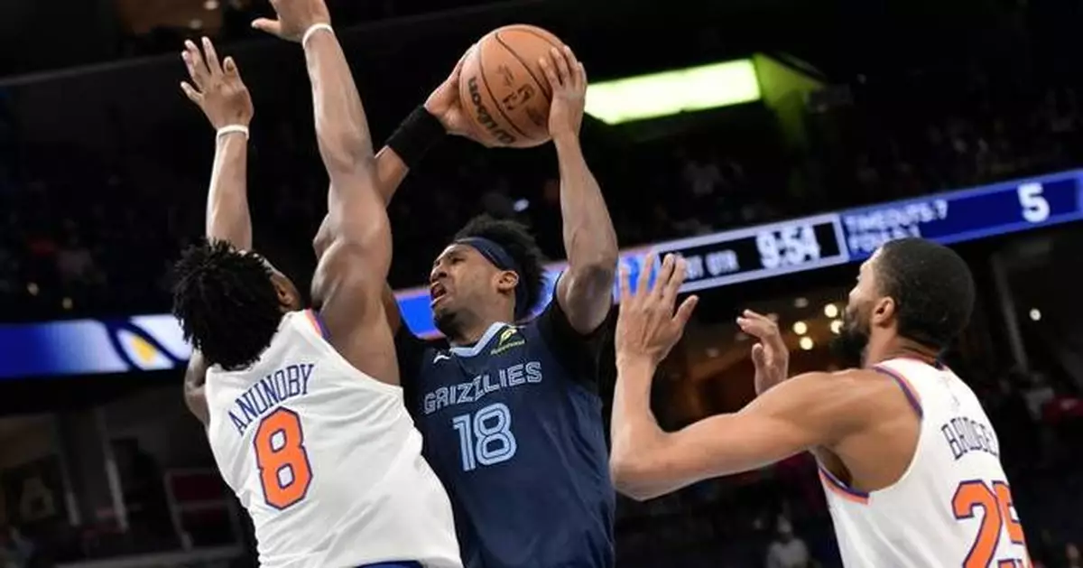 Anunoby has 25 points, 13 rebounds, Towns adds triple-double as Knicks defeat Grizzlies 130-119
