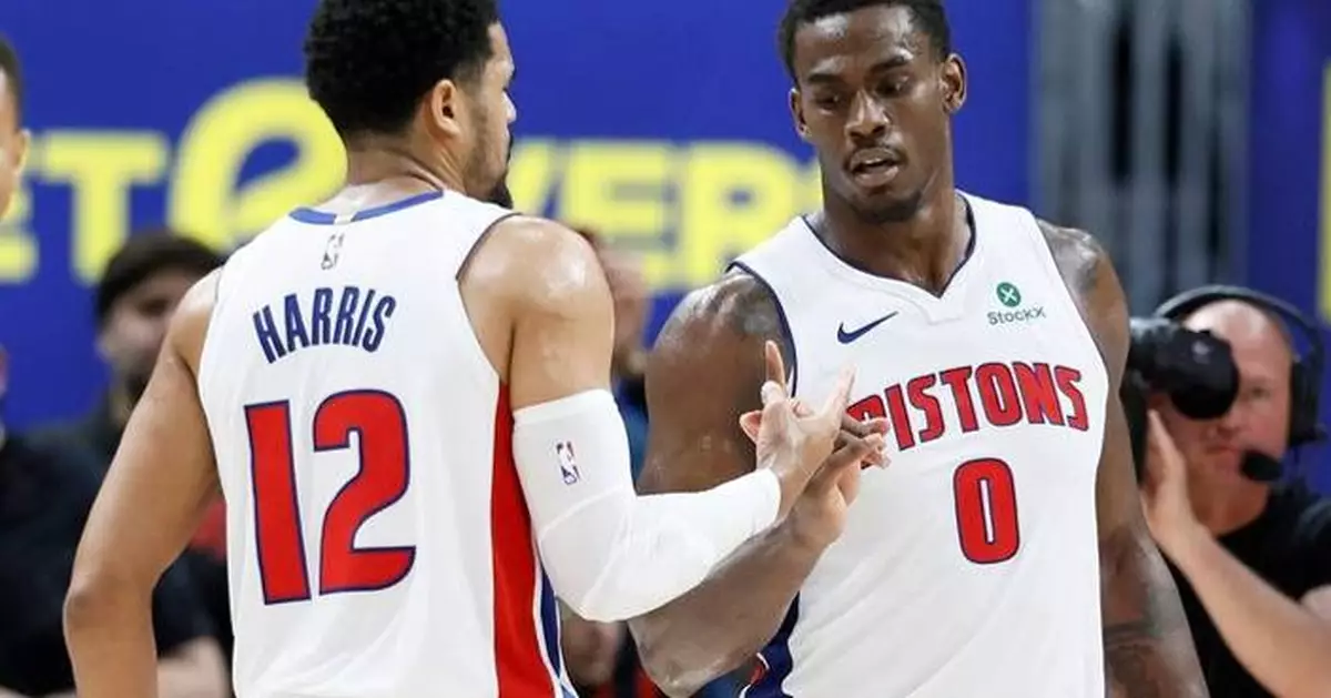 Pistons beat 76ers 116-93 and clinch the top seed in the Eastern Conference