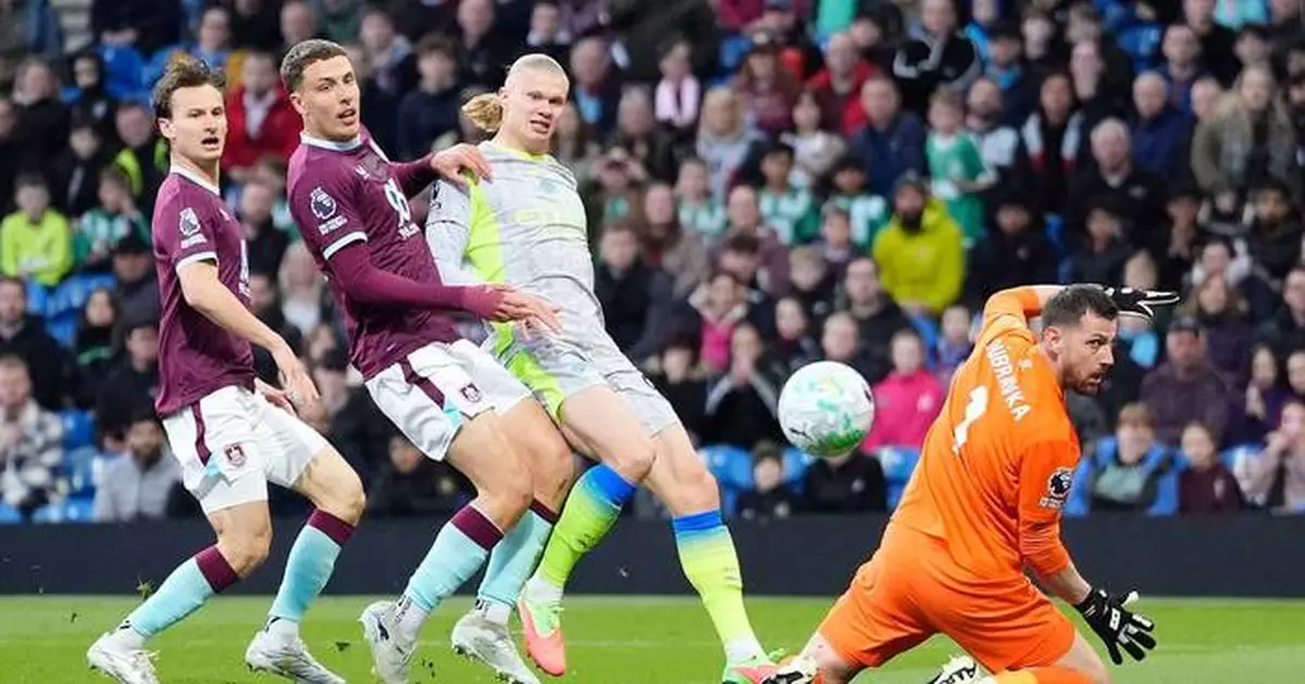 Man City top of Premier League as Haaland's winner relegates Burnley